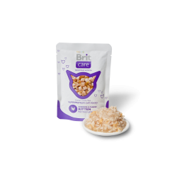 Brit Care Kitten Chicken & Cheese w sosie saszetka 80g